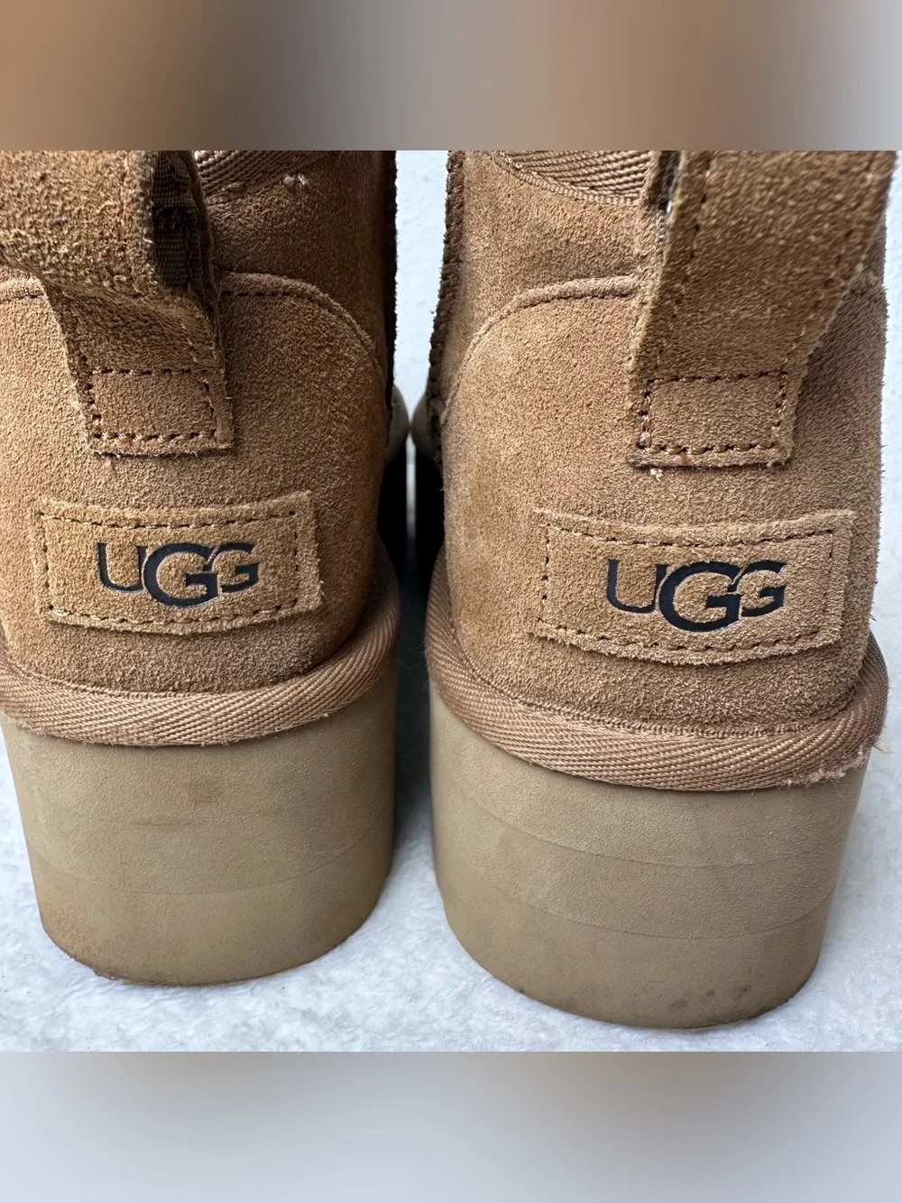 UGG Classic Ultra Mini Platform Chestnut Color Size 8